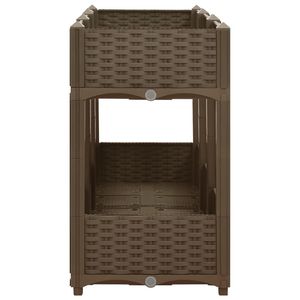 Jardinières et pots à fleurs en polypropylène brun, durables et de taille moyenne - Product Image 4