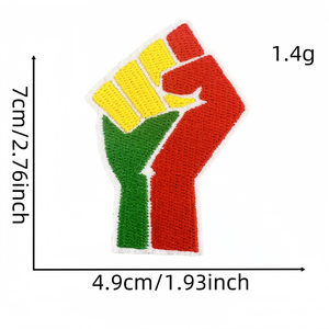 OEM Custom Woven Embroidery Patch Iron On Clothing Badge High Quality Sew On Logo Patch for Uniform Hats <b>Jackets</b> and Bags - Product Image 4