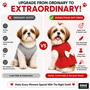 Polka Dot Pet Dress with <b>Bow</b>(S) OEM ODM Custom Logo Soft Cotton Velcro Outfit for <b>Dogs</b> & Cats Direct Manufacturer - Product Image 5