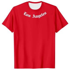 Camisetas Casuales para Hombre con Estampado de Letras, Manga Corta, Cuello Redondo, Tejido de Poliéster Elástico, Corte Regular - Product Image 6