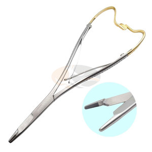 Mathieu Manual Needle Holder Mitten Scissor Clamps Needle <b>Driver</b> Integrated Scissors Cutting Edges 6.5 Inch High Quality - Product Image 1