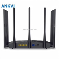 Routeur sans fil F3 Tenda 300 Mbps 2,4 GHz avec 3 antennes 5 dBi, couverture 200 m², fibre optique