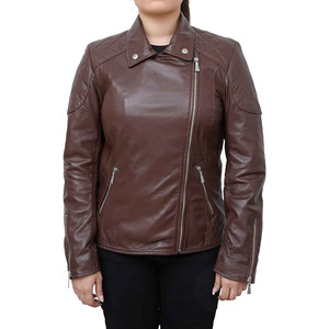 OEM Women's Plus Size Autumn Coat New Top Motorcycle Genuine Leather <b>Jacket</b> with Zipper Wholesale Black Ladies <b>Racing</b> <b>Jacket</b> - Product Image 6