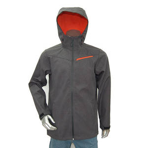 Chaqueta de Exterior con Capucha para Hombre, Impermeable, Cortavientos, de Softshell, con Bolsillo en el Pecho, Logotipo Personalizado, Servicio OEM Disponible - Product Image 1