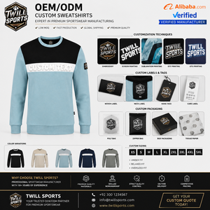 Sudadera de cuello redondo para hombre con estampado puff, bloques de color, estilo casual, ajuste regular, azul claro, negro, blanco, sudaderas con estampado puff - Product Image 5