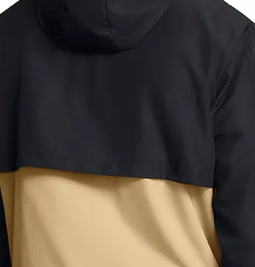 <b>Men's</b> Casual Stylish Nylon Waterproof Plus Size Windbreaker <b>Jacket</b> Windproof Quick Dry with Zipper Eco-Friendly Logo on Front - Product Image 4