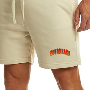 Shorts décontractés d'été COI, logo personnalisé, marque privée, streetwear, 100% coton, jogger uni, mode masculine, shorts épais - Product Image 6