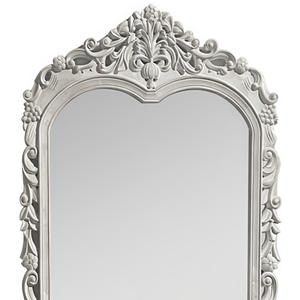 Espejo Decorativo de Pared de Madera, Estilo Bohemio, Decoración de Baño con Marco de Espejo con Diseño de Flor Retorcida, Acento Floral para Sala de Estar - Product Image 5