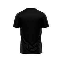 T-shirt imprimé pour homme, manches courtes, coupe classique, 100 % coton tricoté, décontracté, avec logo frontal, col roulé, anti-plis