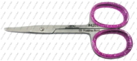 Ciseaux à cuticules courbés en acier inoxydable RMH Tools avec manche en acier, multifonctionnels, pour nail art, design durable