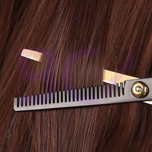 Tijeras de Peluquería Profesionales Antideslizantes de Alta Calidad, Color Negro y Dorado, Resistentes a la Oxidación, Servicio OEM ODM, 2026 - Product Image 5