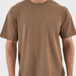 Camiseta de Alta Calidad 100% Algodón, Estilo Urbano, Cuello Redondo, Corte Regular, Diseño de Cuello Personalizable, Color Personalizado, Ecológica para Hombre - Product Image 5