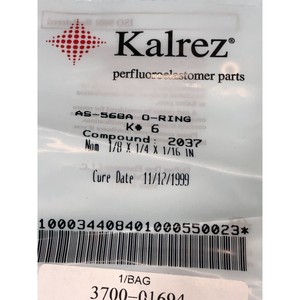 KALREZ AS-568A O-RING K # 006, COMPOUND:2037,AS-568A-0 - Équipements et pièces semi-conductrices d'occasion fiables à l'échelle mondiale - Product Image 1