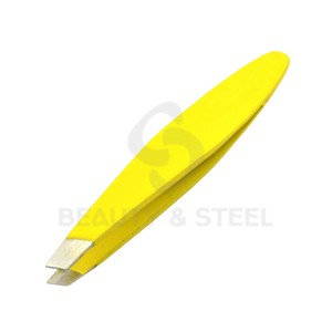 Professional 7cm Mini Slanted Tip Eyebrow Tweezer <b>Set</b> in Sparkling Galaxy and Vibrant Hot <b>Pink</b> Finishes - Product Image 5