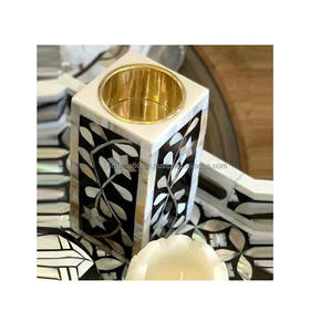 Bougeoir en nacre avec table décorative utilisée dans la maison et les fêtes Bougeoir meilleure vente - Product Image 2