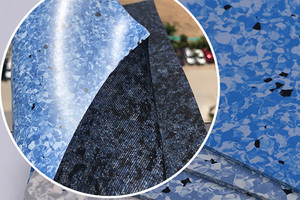 UV kaplama ESD Anti bakteriyel anti-iyot PVC homojen anti-statik vinil zemin rulosu atölye için, veri işleme merkezi - Product Image 6