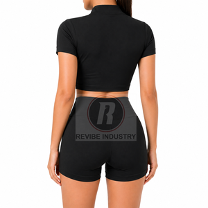 Low Moq Best Quality <b>Women</b> Casual <b>Shorts</b> <b>Set</b> Two Piece Summer Outfit Soft Fabric Loose Fit Custom Summer <b>Short</b> <b>Sets</b> - Product Image 2