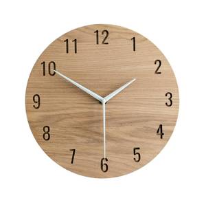 Hand Crafted Rustic Wooden <b>Wall</b> <b>Clock</b> Round Analog Quartz Numerals For Living Room <b>Decor</b> - Product Image 1