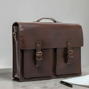 Sacs pour ordinateur portable en cuir de design haut de gamme, meilleurs sacs pour ordinateur portable en cuir élégants, sacs pour ordinateur portable en cuir pour femmes, style hiver - Product Image 3
