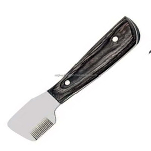 ASAP Pakistan Classic Salon Stainless Steel Stripping Comb Multi Color Wooden Handle Medium Teeth 3-Inch Blade Hardened - Product Image 6