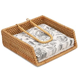 Beautiful <b>braided</b> rattan napkins holder napkin holders for dining table decoration <b>accessories</b> - Product Image 3