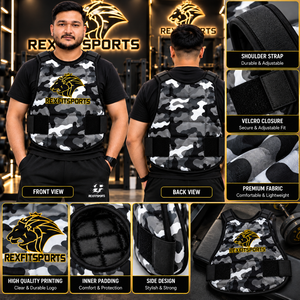 Chaleco de Entrenamiento con Logotipo Personalizado, Camuflaje, Fabricante OEM de Pakistán, Protector de Pecho Deportivo, Ropa Deportiva de Alto Rendimiento para Equipos - Product Image 4