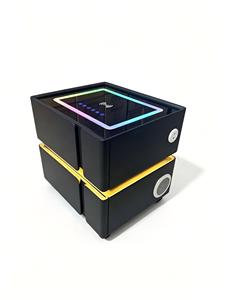 Table de chevet intelligente moderne avec verrouillage par mot de passe, charge sans fil, lumière RGB à commande tactile et haut-parleur audio Bluetooth USB - Product Image 1