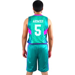 Blaze Fight Wear personnalisé de haute qualité respirant été basket-ball uniforme ensemble unisexe adulte grande taille Jersey Shorts OEM séchage rapide - Product Image 3