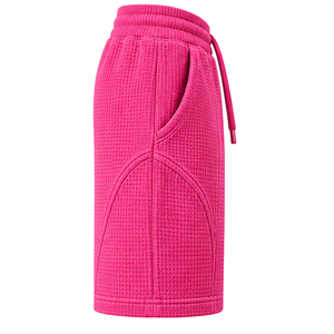 <b>Mens</b> Waffle Knit <b>Shorts</b> Custom Design Summer Casual <b>Shorts</b> Elastic Waist Drawstring Lightweight Gym Fitness Training <b>Lounge</b> Wear - Product Image 6
