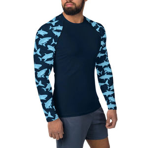 Rashguard de compression respirant sur mesure pour homme, coupe ajustée, haute qualité, manches longues, fournisseur direct d'usine, pas cher - Product Image 3