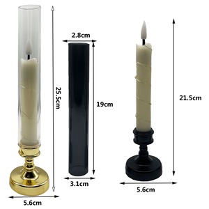 LED New Remote-Controlled Candlestick, Perfect For Candlelight Dinner Scene Setup, With Colorful Surround <b>Light</b> Strips - Product Image 6