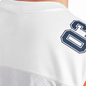 Maillot de football américain de haute qualité pour hommes, 100% polyester, col en V - Product Image 5