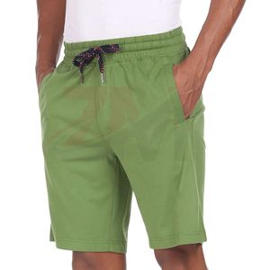 Pantalones Cortos Deportivos para Hombre, 100% Algodón Francés, con Logotipo Bordado, Estilo Urbano Ecológico, Diseño Frontal - Product Image 2