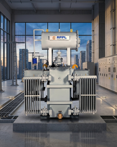 Transformador de Distribución Sumergido en Aceite de 800 KVA de Alta Eficiencia Energética, 20 KV de Alta Tensión y 400V de Baja Tensión, Refrigeración ONAN ONAF - Product Image 3