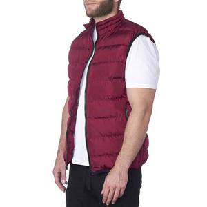 Chalecos Acolchados de Invierno 2024, de Alta Calidad, Color Rojo Liso, con Cuello Alto Personalizado, Impermeables, de Poliéster, Estilo Urbano - Product Image 4