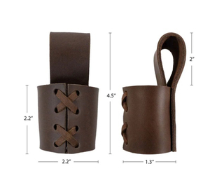 Étui pour hache en cuir de qualité supérieure avec sangle réglable – Support de protection durable pour hache de camping en plein air - Product Image 3