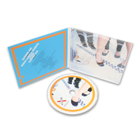 Programas de Entrenamiento con Recubrimiento Mate Personalizado, Embalaje Digipak para Discos