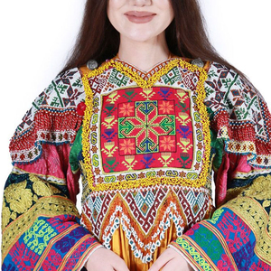 Beautiful New Afghani Kutchi Dress Whole Sale Rate Women Afghan Dress Tribal Suit Frock Afghan Kuchi Suit Unique Design - Product Image 5