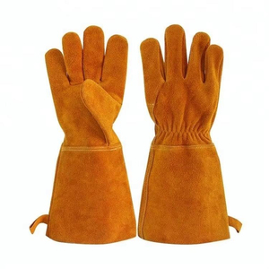Gants d'apiculteur, gants de protection pour l'apiculture, en cuir de chèvre, en maille, ventilés, manches longues, équipement d'apiculture - Product Image 3