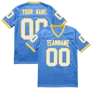 Camiseta de malla retro americana personalizada de alta calidad para hombre, con nombre de equipo personalizado, manga corta, 100% poliéster, elástica en cuatro direcciones, corte regular. - Product Image 6