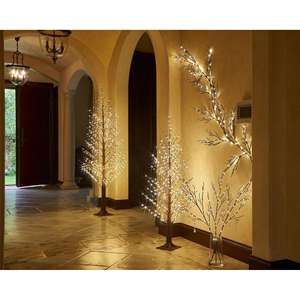 Ramas de Plástico de Alta Estética con Luz Ambiental, Brillo Suave, Decoración Navideña, Fácil Instalación, 60 cm, Ramas de Árbol LED Brillantes - Product Image 2
