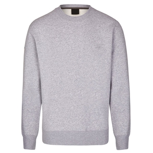 Sweatshirt Manufacturing Custom Labels Long Sleeve Knitted Pullover Regular Fit Casual Tops Autumn Solid Black Crew Neck Hoodies - Product Image 2