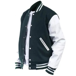 Oem Custom Colorful Winter Stand Collar <b>Long</b> Sleeve Patch Chenille Embroidery Streetwear Letterman Varsity <b>Jacket</b> for <b>Men</b> - Product Image 6