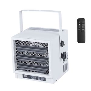 Riscaldatore Elettrico da Garage 4800 Watt con Telecomando, Timer 10 Ore, Protezione da Surriscaldamento, Riscaldamento in Mica, Montaggio a Parete/Soffitto per Esterni - Product Image 1