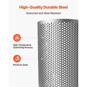 Rete in Acciaio ad Alta Precisione 0,236 Pollici/6 mm per Trituratori, Durevole e Compatibile con i Schermi - Product Image 3