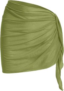 Women's Vacation Bathing Suit Wrap Skirt Sheer <b>Bikini</b> Beach <b>Sarong</b> Coverups - Product Image 2