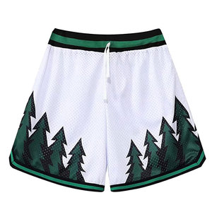 Pantalones Cortos Deportivos Ligeros de Malla Transpirable para Hombre, Doble Capa, con Cordón Ajustable en la Cintura, Logotipo Personalizado, Ropa Deportiva para Gimnasio - Product Image 2