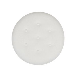 โยลันดา เก้าอี้สตูลทรงกลมหุ้มผ้าทวีดสีขาวอ่อน ขนาด 24 นิ้ว รุ่น D0100H5FH12 - Product Image 4