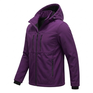 <b>Men's</b> <b>Long</b> Sleeve Hooded Utility <b>Jacket</b> with Full Zip Front and Pocket Details - Product Image 3