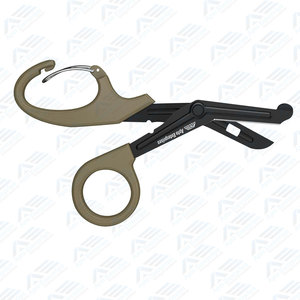 Tijeras para traumatismos médicos de 7,5 pulgadas, tijeras de vendaje de grado quirúrgico, cuchillas antiadherentes recubiertas de fluoruro, instrumentos médicos - Product Image 5